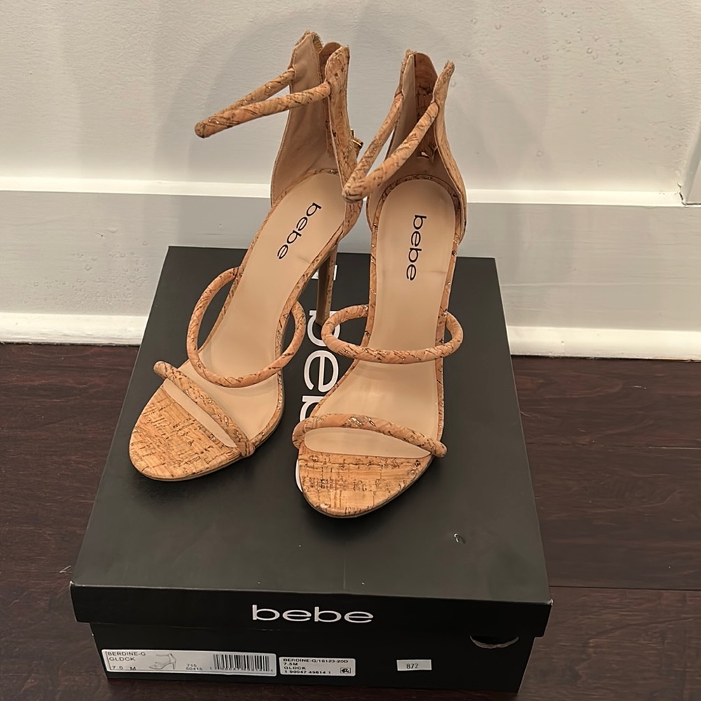 Bebe Strappy heels
